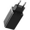 Baseus GaN2 Pro hálózati gyorstöltő BPS II 65 W USB / 2x USB Type-C QC 3.0 PD SCP FCP AFC (gallium nitrid) fekete (CCGAN2P-B01) thumbnail