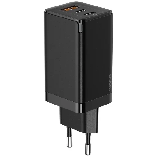 Baseus GaN2 Pro hálózati gyorstöltő BPS II 65 W USB / 2x USB Type-C QC 3.0 PD SCP FCP AFC (gallium nitrid) fekete (CCGAN2P-B01) - 3