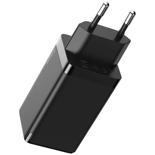Baseus GaN2 Pro hálózati gyorstöltő BPS II 65 W USB / 2x USB Type-C QC 3.0 PD SCP FCP AFC (gallium nitrid) fekete (CCGAN2P-B01) - 2