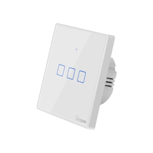 Sonoff T2EU3C-TX 3xcsatornás WiFi okos kapcsoló fehér RF (IM190314017) - 3