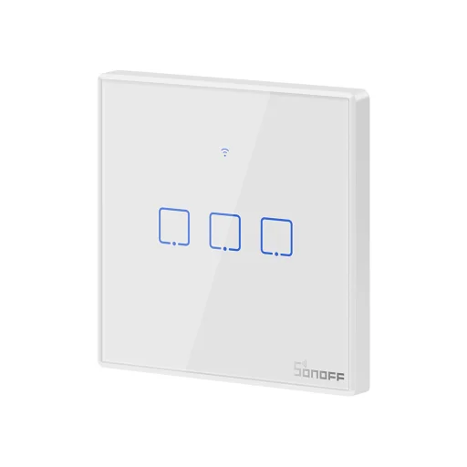 Sonoff T2EU3C-TX 3xcsatornás WiFi okos kapcsoló fehér RF (IM190314017) - 1