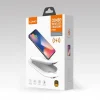 LDNIO 5000mAh Powerbank töltő dokkolóval és vezeték nélküli Qi töltéssel fehér thumbnail