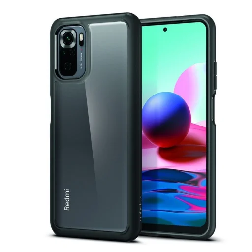 Xiaomi Redmi Note 10/10S Spigen Ultra Hybrid tok Matt Fekete (ACS02969) - 1