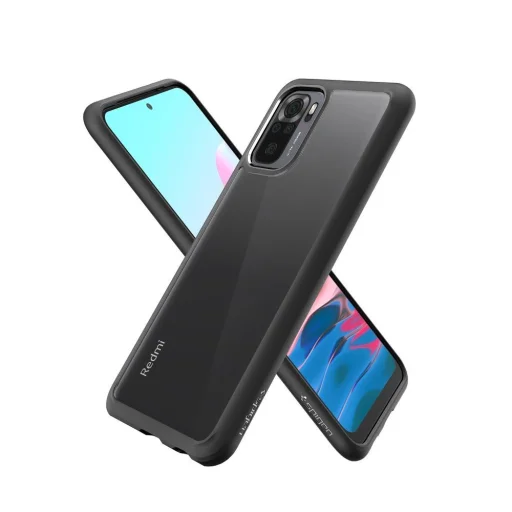 Xiaomi Redmi Note 10/10S Spigen Ultra Hybrid tok Matt Fekete (ACS02969) - 4