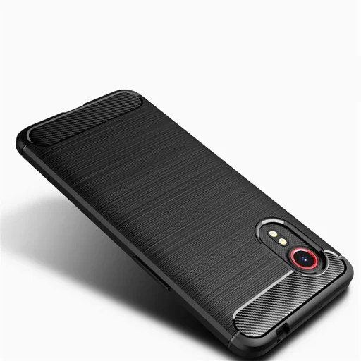 Samsung Xcover 5 Tech-Protect carbon mintájú TPU tok fekete - 6