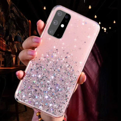 Sequins csillogó flitteres tok iPhone 11 pink - 9