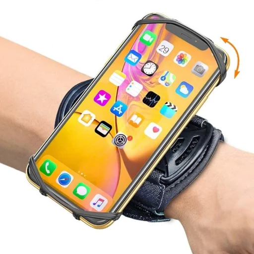 Univerzális telefontartó 360° forgatható, csuklóra - 1