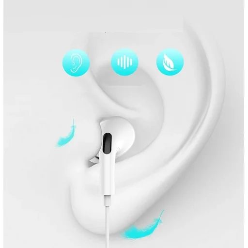 KAKU Shengman vezetékes USB Type-C fülhallgató mikrofonnal fekete (KSC-333) - 3