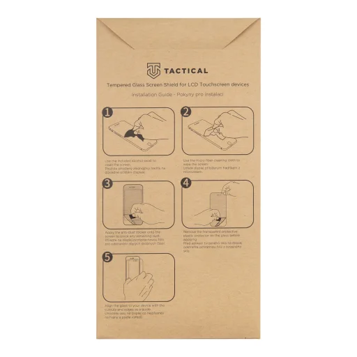 Tactical Shield 5D kijelzővédő üvegfólia iPhone 12 Mini fekete - 3