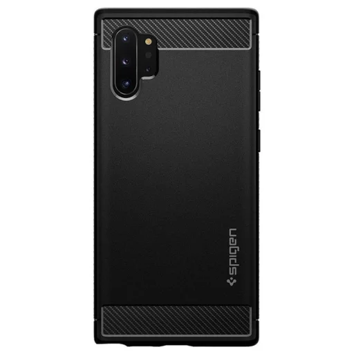 Samsung Note 10+ Plus Spigen Rugged Armor tok matt fekete (627CS27331) - 4
