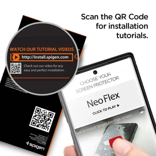 SPIGEN Neo Flex HD Samsung Note 10 kijelzővédő PET fólia 2 db - 5