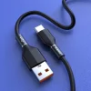 KAKU Aluminium Alloy USB - USB Type-C kábel 3.2A 1.2m fekete (KSC-452) thumbnail