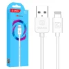 KAKU USB - Lightning kábel 2.4A 1m fehér (KSC-285) thumbnail