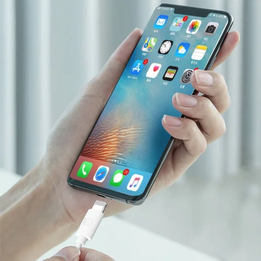 KAKU USB - Lightning kábel 2.4A 1m fehér (KSC-285) - 7