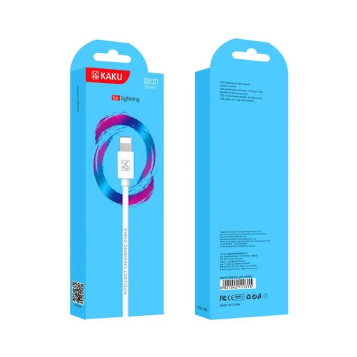 KAKU USB - Lightning kábel 2.4A 1m fehér (KSC-285) - 5