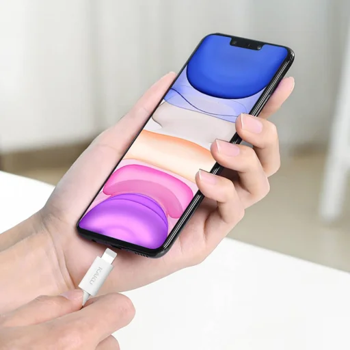 KAKU USB Type-C - Lightning PD 18W kábel 1m fehér (KSC-272) - 10