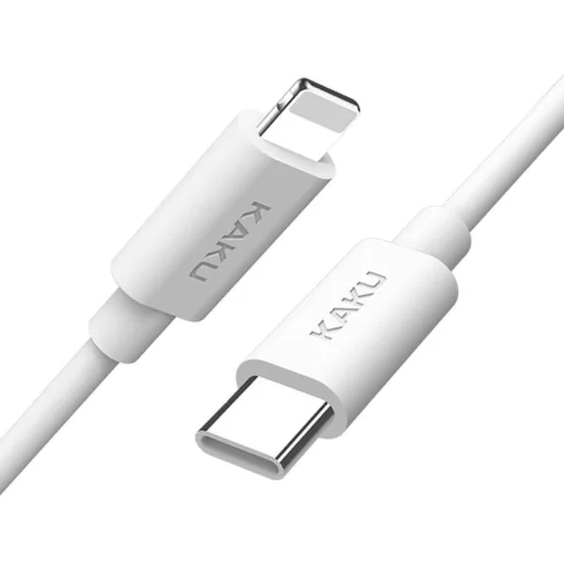KAKU USB Type-C - Lightning PD 18W kábel 1m fehér (KSC-272) - 1