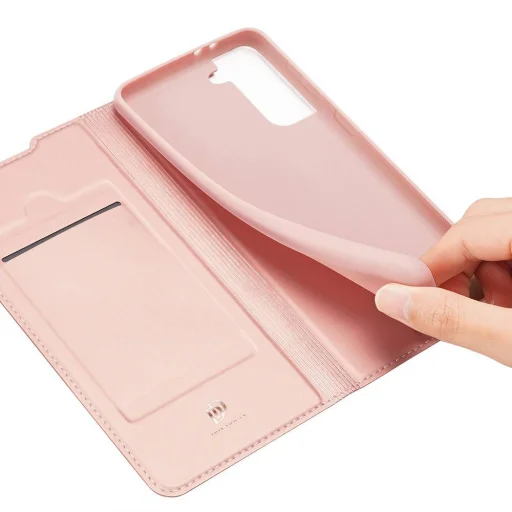  SAMSUNG GALAXY S21+ PLUS DUX DUCIS SKINPRO pink fliptok - 2