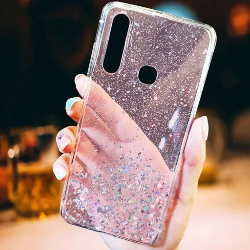 Sequins csillogó flitteres tok SAMSUNG GALAXY A52 5G pink - 6