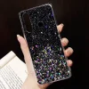 Samsung Galaxy A02s Sequins csillogó flitteres tok fekete thumbnail