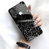 Samsung Galaxy A02s Sequins csillogó flitteres tok fekete thumbnail