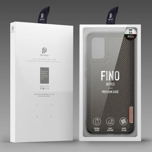 SAMSUNG A02S zöld Dux Ducis Fino nylon bevonatú tok - 5