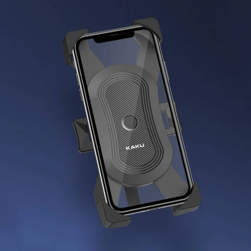 Univerzális bicikli kormányra erősíthető telefontartó fekete (KAKU KSC-354 QINGQI) - 7