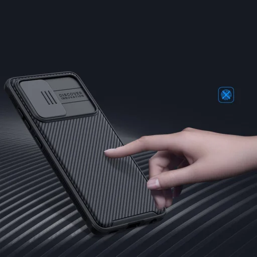 Samsung Galaxy A52 4G / 5G Nillkin CamShield Pro tok fekete - 4