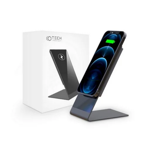 TECH-PROTECT A10 Mágneses MagSafe vezeték nélküli töltő fekete - 8