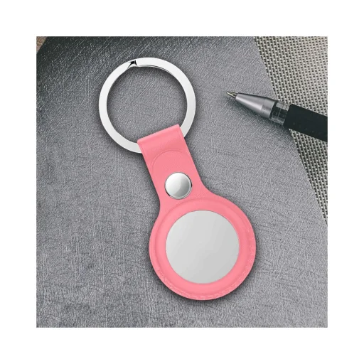 Loco Dot Apple AirTag vegán bőr tok fekete - 5