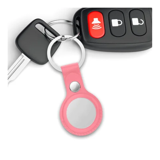 Loco Dot Apple AirTag vegán bőr tok fekete - 6