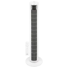 HOME TWFR100C stĺpový ventilátor, 60 W, 4 režimy, 4 rýchlosti, oscilácia, LED displej, diaľkové ovládanie