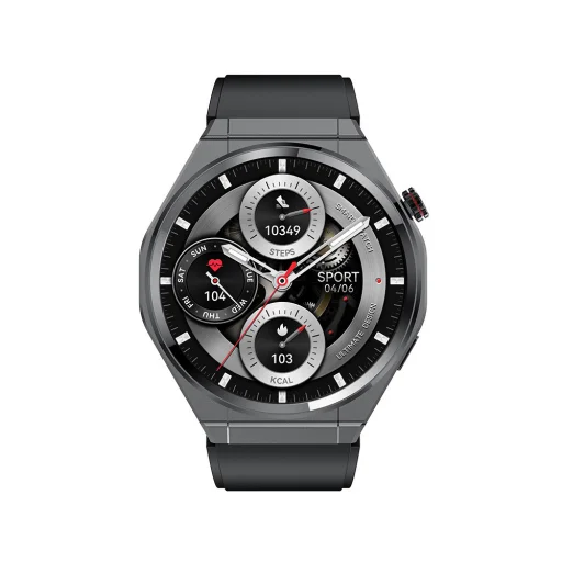 Blavec Smartwatch U-02 Kenzo HD AMOLED Hlasové volanie (SWU0-B) čierne + 1 remienok - 3