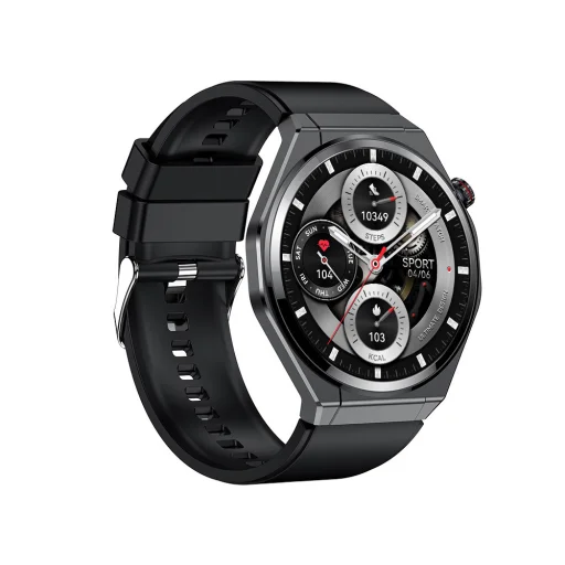 Blavec Smartwatch U-02 Kenzo HD AMOLED Hlasové volanie (SWU0-B) čierne + 1 remienok - 4