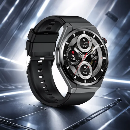 Blavec Smartwatch U-02 Kenzo HD AMOLED Hlasové volanie (SWU0-B) čierne + 1 remienok - 9