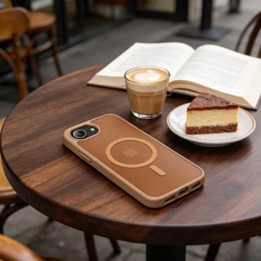 iPhone 16e / 17e Tech-protect Basicmag Magsafe puzdro Hnedé-Matné - 5