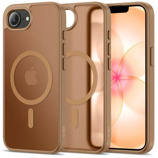 iPhone 16e / 17e Tech-protect Basicmag Magsafe puzdro Hnedé-Matné - 1