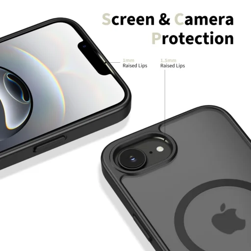 iPhone 16e / 17e Tech-protect Basicmag Magsafe puzdro, čierne matné - 4