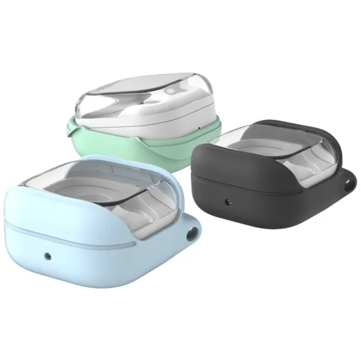 Samsung Galaxy Buds 4 / Buds 4 Pro Araree Bean čierne puzdro - 4