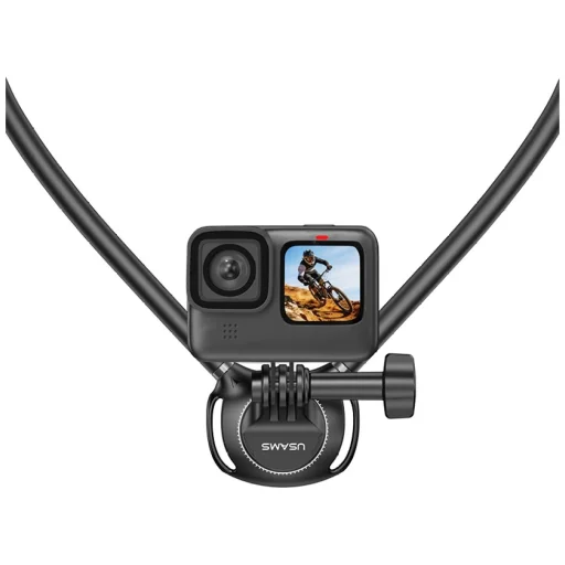 Popruh na krk pre športovú kameru USAMS JoyGo Joy01 čierny - 5