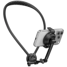 USAMS JoyGo JOY02 magnetický držiak na telefón na krk čierny