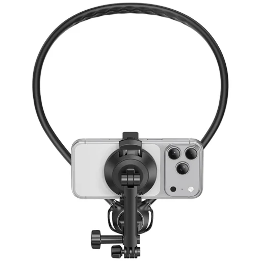 USAMS JoyGo JOY02 magnetický držiak na telefón na krk čierny - 5