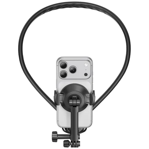 USAMS JoyGo JOY02 magnetický držiak na telefón na krk čierny - 6