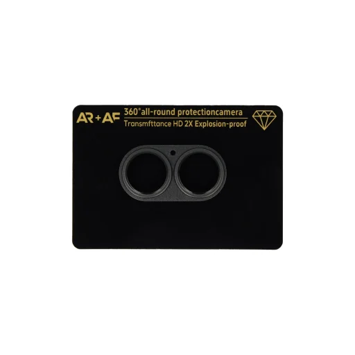 Tvrdené sklo Aluminum Metal na kompletné prekrytie šošovky fotoaparátu pre iPhone 17 čierne (kamerový ostrovček) ochranné sklo - 1