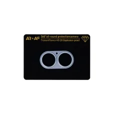 Tvrdené sklo a hliníkový kov, celoplošná ochrana objektívu fotoaparátu pre iPhone 17, hmlovo modrá (kamerový ostrovček) ochranné sklo