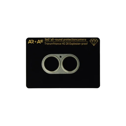 Tepelne upravené hliníkové kovové ochranné sklo na celú šošovku fotoaparátu iPhone 17 sage (kamerový ostrovček) - 1