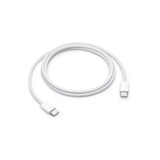 iPhone dátový kábel USB-C/USB-C tkaný biely OEM (Bulk) - 1