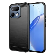 Techsuit - Karbon Szilikon - Realme 16 Pro - Fekete tok