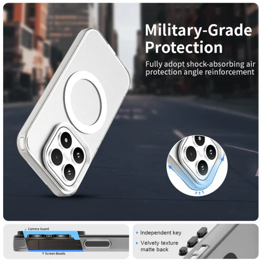 Techsuit - CandyCase MagSafe - Xiaomi 17 - biele puzdro - 3