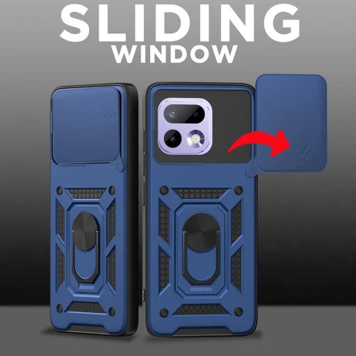 Techsuit - CamShield sorozat - Realme 16 Pro - Kék tok - 3